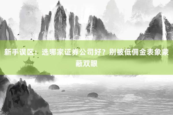 新手误区：选哪家证券公司好？别被低佣金表象蒙蔽双眼